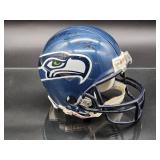 Autographed Mini Helmet by Seattle Seahawks Great "Shaun Alexander" No COA