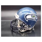 Autographed Mini Helmet by Seattle Seahawks Great "Shaun Alexander" No COA