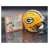 Autographed Mini Helmet by Green Packers Great "Clay Matthews" with COA