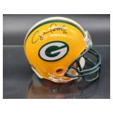Autographed Mini Helmet by Green Packers Great "Clay Matthews" with COA