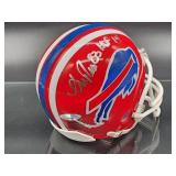 Autographed Mini Helmet by Buffalo Bills Great HOF "Andre Reed" with COA