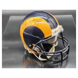 Autographed Mini Helmet by Los Angeles Rams Great HOF "Eric Dickerson" No COA