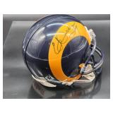 Autographed Mini Helmet by Los Angeles Rams Great HOF "Eric Dickerson" No COA