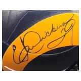 Autographed Mini Helmet by Los Angeles Rams Great HOF "Eric Dickerson" No COA