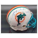 Autographed Mini Helmet by Miami Dolphins Great "Larry Czonka" with COA