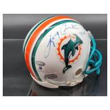 Autographed Mini Helmet by Miami Dolphins Great "Larry Czonka" with COA