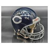 Autographed Mini Helmet by Chicago Bears Great HOF "Mike Ditka" No COA