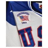 USA Hockey Jersey Autographed by Minnesota Born 1980 Olympic Hockey Players No COA