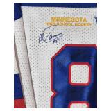 USA Hockey Jersey Autographed by Minnesota Born 1980 Olympic Hockey Players No COA