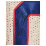 USA Hockey Jersey Autographed by Minnesota Born 1980 Olympic Hockey Players No COA