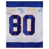 USA Hockey Jersey Autographed by Minnesota Born 1980 Olympic Hockey Players No COA