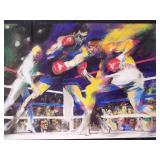 Framed Boxing Bout Poster "The Fight" Chavez vs. Whitaker