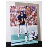Photo mounted on Styrofoam board of Chicago Bears HOF Great "Walter Payton"