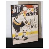 Autographed Photo by HOF Pittsburgh Penguins Great "Mario Lemieux" No COA