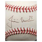 Autographed Baseball by Minesota Twins MVP Great "Justin Morneau" No COA