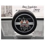 NHL Hockey Puck Autographed by Future HOF Washington Capitals Great "Alex Ovechkin" with COA