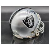 Autographed Mini Helmet by Oakland Raiders Great HOF "Ray Guy" No COA