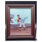 Autographed Framed Photo by HOF Great New York Yankees "Whitey Ford" with COA
