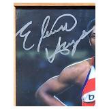Autographed Photo By NBA Hall of Fame Philidelphia 76ers Great "Moses Malone" with COA