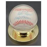 "Shot Heard Around the World" Autographed Baseball by "Ralph Branca & Bobby Thomson" No COA