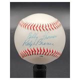 "Shot Heard Around the World" Autographed Baseball by "Ralph Branca & Bobby Thomson" No COA