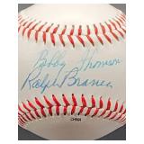 "Shot Heard Around the World" Autographed Baseball by "Ralph Branca & Bobby Thomson" No COA