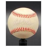 Autographed Baseball by Cleveland Indians HOF Great " Bob Feller " No COA