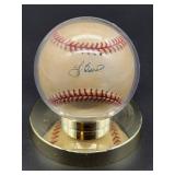 Autographed Baseball by New York Yankees HOF Great "Yogi Berra" No COA