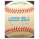 Autographed Baseball by New York Yankees HOF Great "Yogi Berra" No COA