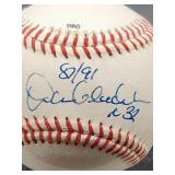Autographed Baseball by Minnesota Twins HOF Great " Dan Gladden " No COA
