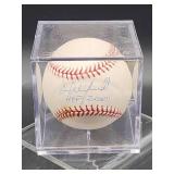 Autographed Baseball by Minnesota Twins HOF Great " Dave Winfield " No COA
