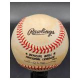 Autographed Baseball by Los Angeles Dodgers Great "Eric Karros" No COA