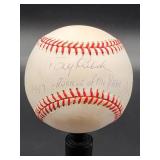 Autographed Baseball by New York Yankees HOF Great " Tony Kubek " No COA