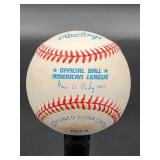 Autographed Baseball by New York Yankees HOF Great " Tony Kubek " No COA