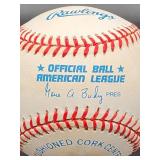 Autographed Baseball by New York Yankees HOF Great " Tony Kubek " No COA