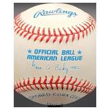 Autographed Baseball by Detroit Tigers HOF Great "Jack Morris" No COA