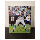 Autographed Photo by Carolina Panthers Great Quarterback "Cam Newton" with COA