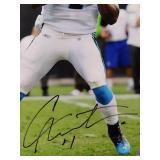 Autographed Photo by Carolina Panthers Great Quarterback "Cam Newton" with COA