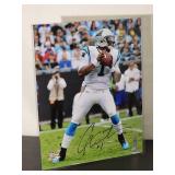 Autographed Photo by Carolina Panthers Great Quarterback "Cam Newton" with COA