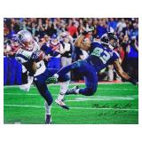 Autographed by New England Patriots Great Cornerback "Malcolm Butler" with COA
