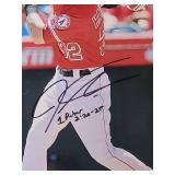 Autographed Photo by Anaheim Angeles Great "Josh Hamilton" No COA