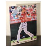 Autographed Photo by Anaheim Angeles Great "Josh Hamilton" No COA