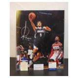 Autographed Photo by Minnesota Timberwolves Great "Ricky Rubio" with COA