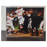 Rare Autographed Color Photo by Boston Red Sox HOF Great "Carlton Fisk" No COA