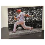 Autographed Photo by Future HOF St. Louis Cardinal Great "Albert Pujols" with COA