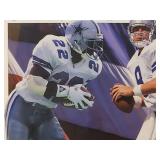 Framed Poster of Dallas Cowboys "Emmitt Smith / Troy Aikman / Michael Irvin"