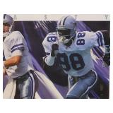 Framed Poster of Dallas Cowboys "Emmitt Smith / Troy Aikman / Michael Irvin"