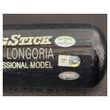 Autographed Bat by Tampa Bay Rays Great "Evan Longoria" with COA