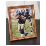Autographed Photo By St. Louis Rams Great "Steven Jackson" No COA