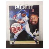 Minnesota Twins HOF Great "Kirby Puckett" Poster